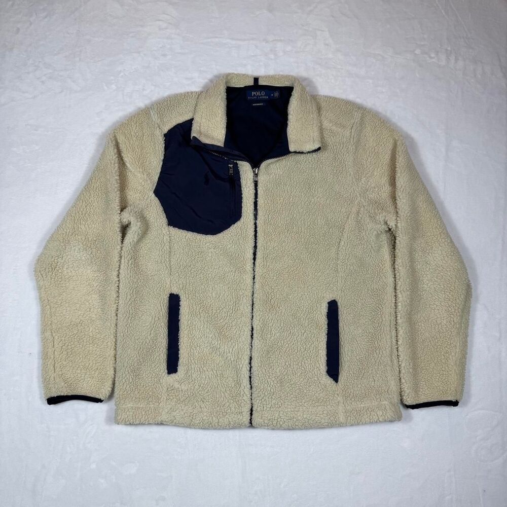Polo Ralph Lauren Performance Fleece Sherpa Jacket Size Medium